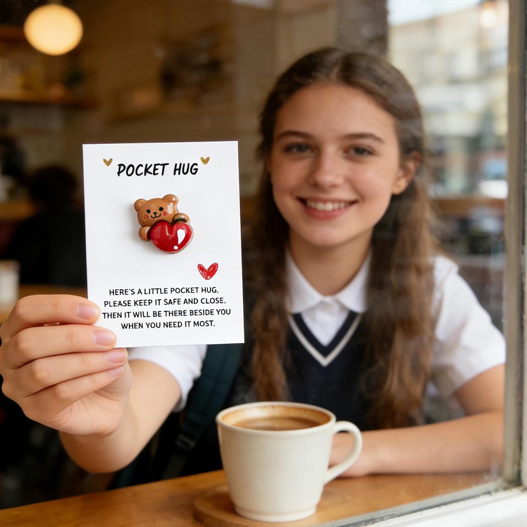 Pocket Hug Cards, Small Decorative Items, Animal-shaped Gifts For Expressing Love And Best Wishes.
