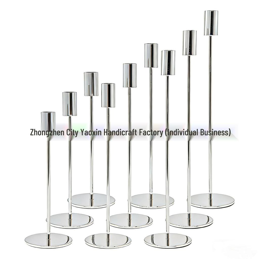 European Style Nordic Metal Candle Holder for Parties and Hotels