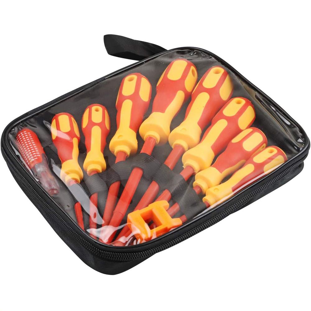 New Hexagonal Screwdriver Insulated Electrician Screwdriver High Hardness Set Household Magnetic Cross Word Shaped Plum Blossom