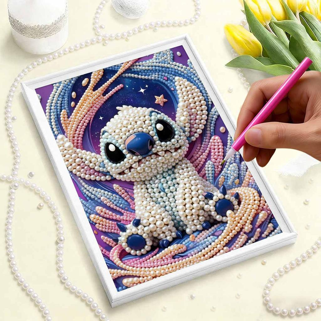 Handmade 2D Pearl Inlay Captures Delicate Pearl Texture & Healing Starlight Glow, Ideal for Girly, Healing, Luxury Home Decor.