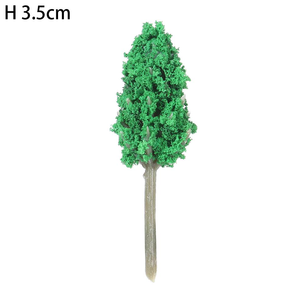 

20PCS Miniature Pine Tree Artificial Greenery Micro Landscape Scene Model Building Layout Wargame Accessories Fairy Garden Gift