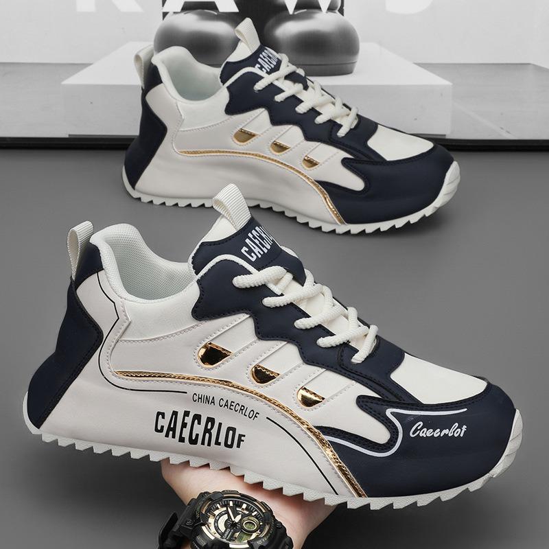 Outdoor Travel Sneaker Men Size 39-48 Casual PU Leather Breathable Sports Shoes Hot Sale Male Lace-up Soft Sole Vulcanzied Shoes