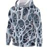 Skull Men's Hoodie 3d Skull Print Long Sleeved Hoodie Autumn/ Winter Streetwear Top Retro Casual Men's Hoodie Oversized Clothing