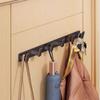 Coat Hook Wall Rack Hanger - Black Coat Rack with 5 Hooks Wall Hooks for Hanging  Hat Key Bag Towel Wall Mount Coat Rack