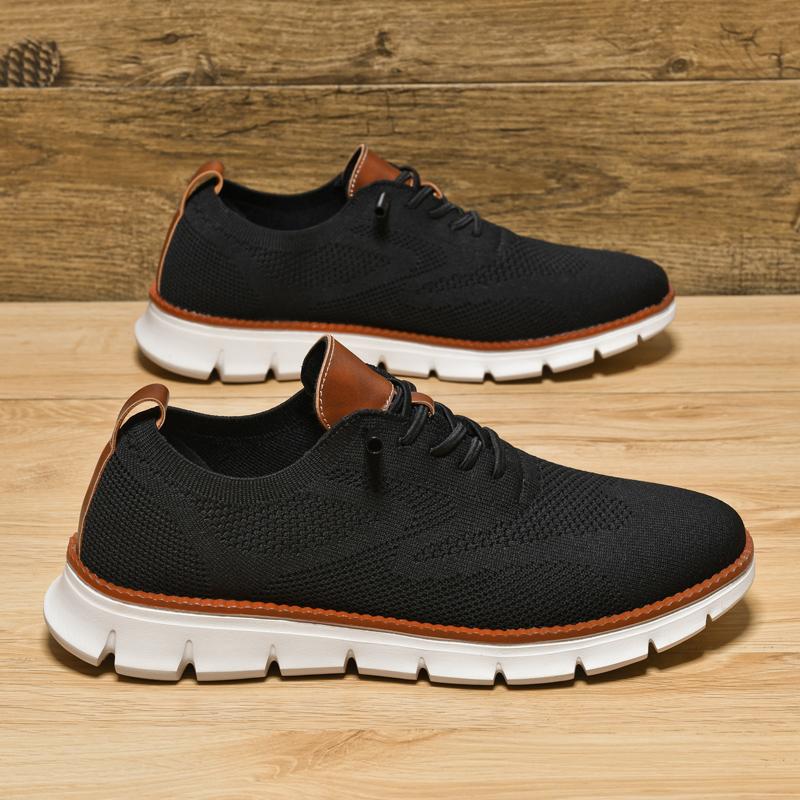 Leichte Herren-Sneaker Mesh Sportschuhe Weiche Sohle Bequeme Herren-Sportschuhe Tenis Walking Laufschuhe