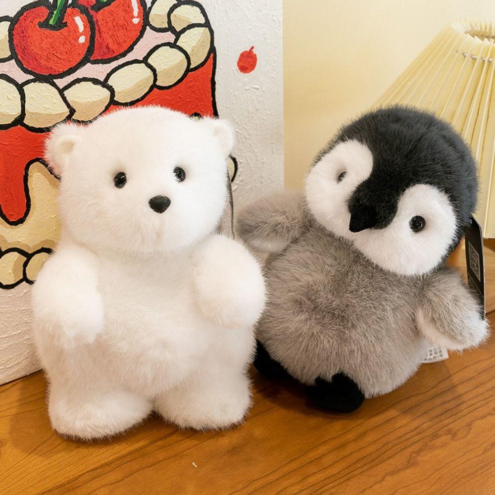 PP Cotton Stuffed Small Penguin Doll Fluffy Penguin Plush Doll Children Girls Boys