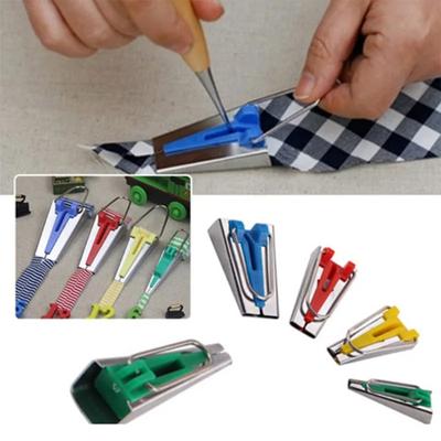 1/3/4pcs Sewing Accessories Bias Tape Makers 6mm/12mm/18mm/25mm Splicing Cloth Fabric Bias Tape Binding Tools Sewing Patchwork
