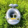 Cartoon Shark Inflatable Toy for Boys Girls PVC Water Toys Water Inflatable Ring Swimming Floating Seat Boat Summer Outdoor Pool