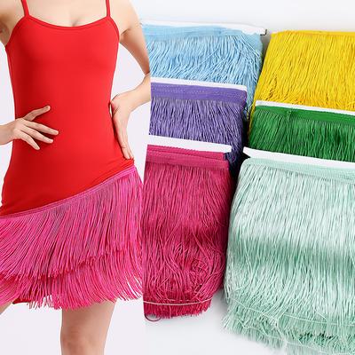5/8/10M Flecos de Borlas Largas de 30cm para Cortinas Adornos de Encaje Adorno de Flecos para Vestido Adornos Decorativos Costura DIY Accesorios de Costura
