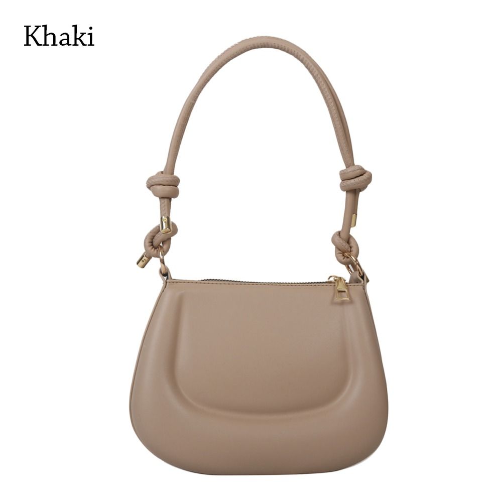 Women Simple Solid Color Crossbody Bags Underarm Bag Shoulder Bag Messenger Bag