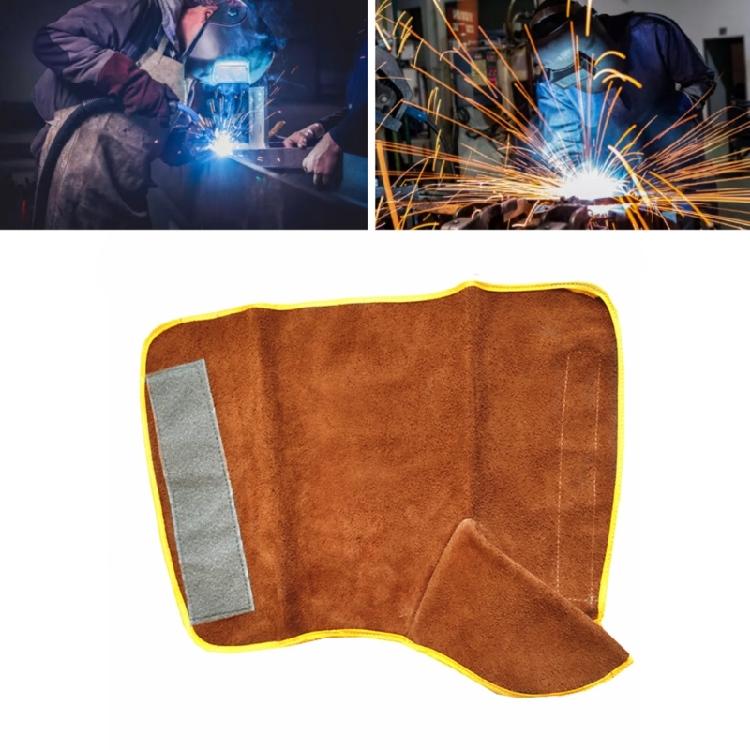 Professional Welding Foot Covers Heat Resistant Leather Welding Spats Welding Shoe Protectors For Industrial Work Use