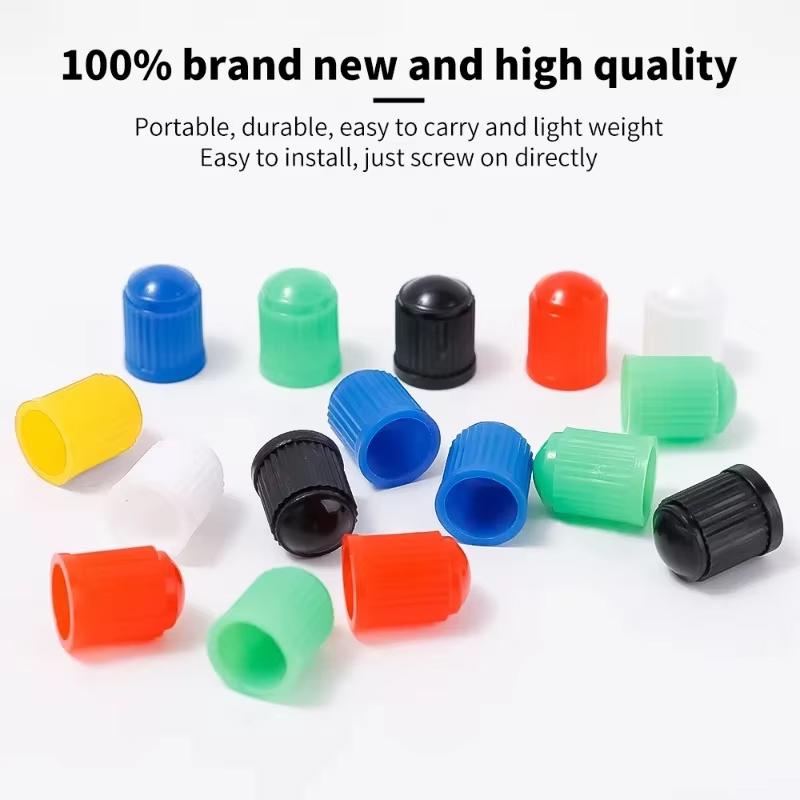 Car Wheel Tire Valve Caps High Quality Tyre Dust Stem Covers Plastic Airtight Stem Air Caps for Truck Auto Motorcycle Bike Part Stem Caps1
