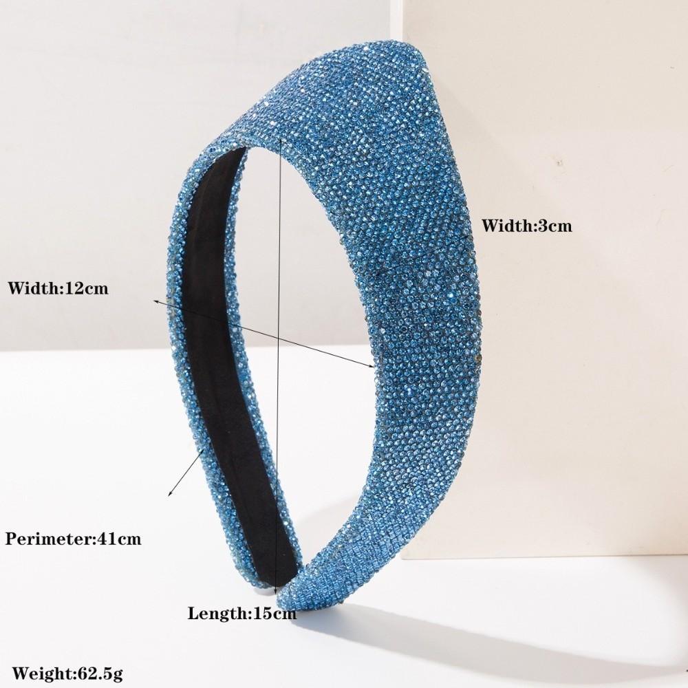 Ultra Glitzernde Diamantkrone Stirnband Retro Barock Glitzernder Haarreifen Für Frauen