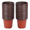 Seedlings Flower Pot Planter Containers 9*6*8cm Balanced Drainage Ventilation
