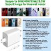 UK Standard 66W Fast Charger for Huawei Mate50/50 Pro