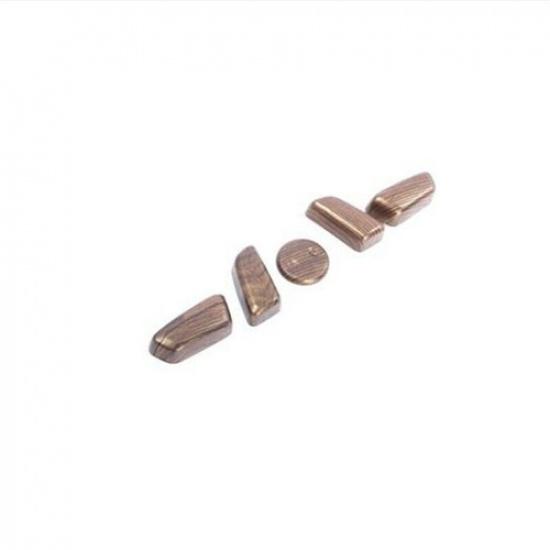 Peach Wood Grain 5X Car Seat Switch Button Cover Trim For Nissan Rogue -2024