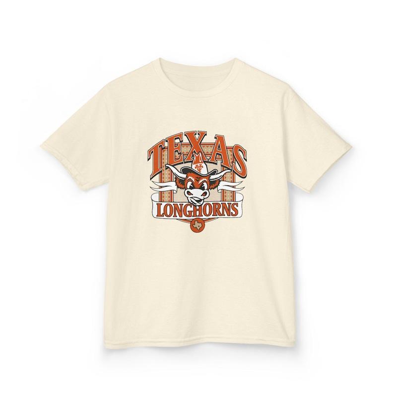 Texas Longhorns Kids Youth T-Shirt, Casual Wear, Fan Gear, College Apparel, Gift for Sports Lovers, Unique Texas Spirit Wear 130