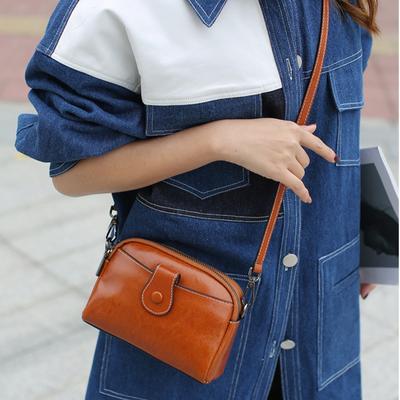 Vera Pelle Borsa Piccola Borsa da Donna Moda Estiva Borsa per Telefono da Donna Borsa a Spalla a Tracolla da Mamma