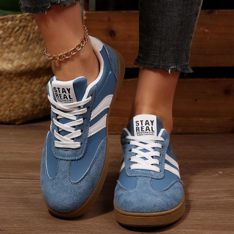Women's Color-Blocked Training Casual Sports Shoes, Versatile Board Style Footwear.
