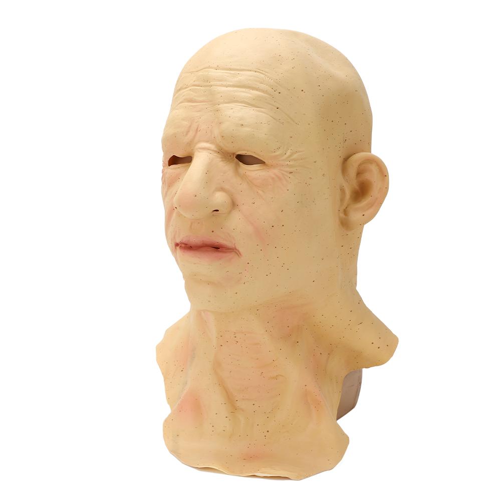 Halloween Latex Old Man Face Cover Halloween Dress Head for Headgear
