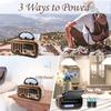 B03B-Vintage Retro Portable FM AM SW Radio, Wireless Bluetooth Speaker, TF Card And USB MP3 Music Player