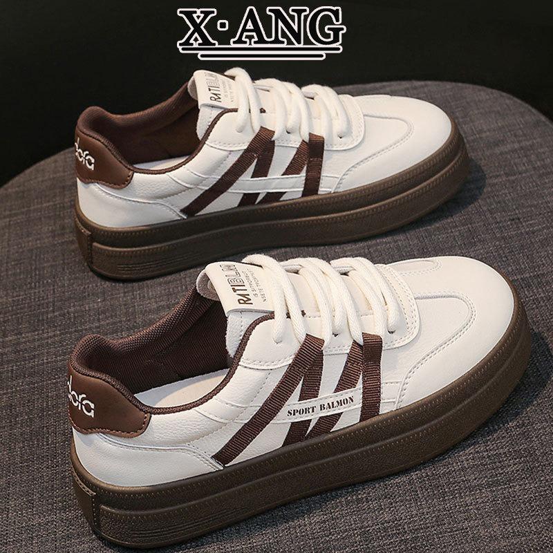 Leather women's soft-soled little white shoes women's shoes autumn new casual sports board shoes