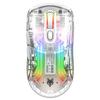 XYH20 Light-emitting Wireless Bluetooth the Third Mock Examination Transparent RGB Mechanical Game Video Game Mute Mouse
