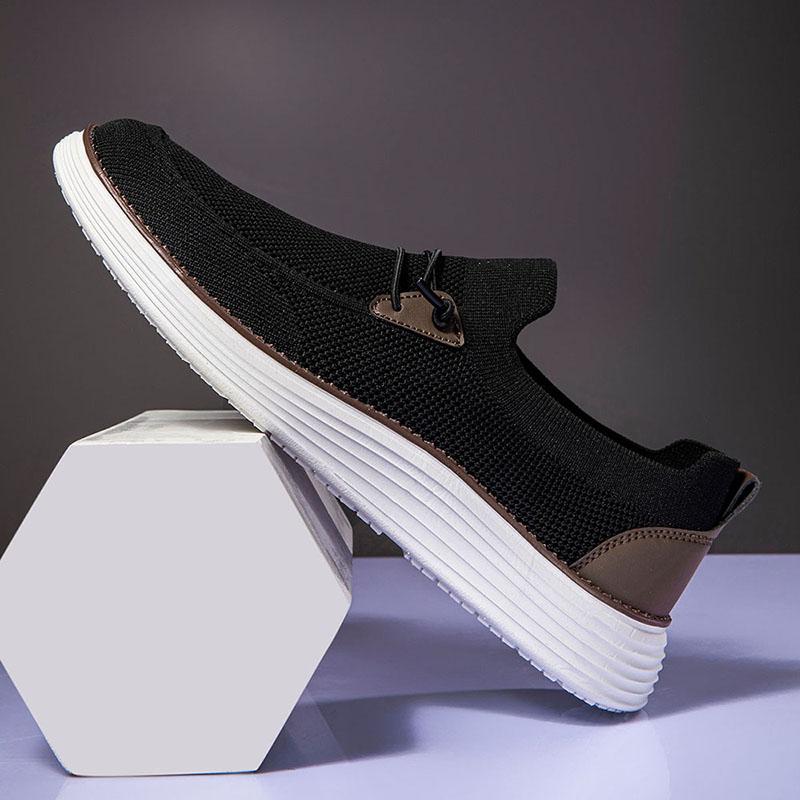 Fashion Fujeak Classic Casual Men's Sneakers Slip-On Loafers for Men Fashion Business Moccasins Office Men Work Flats Trend Driving Shoe