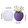 Soft Silicone Lavender Planter Mold With Easy Release For Handmade Resin Crafts Decorative Pots And Candle Containers