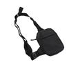 Mini Chest Bag Sling Crossed Small Water Proof for Men Women Outdoor Sports Running Travel Black