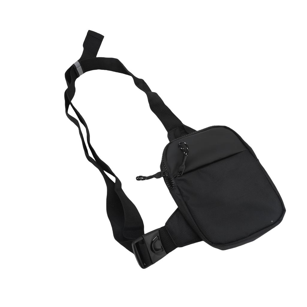 Mini Chest Bag Sling Crossed Small Water Proof for Men Women Outdoor Sports Running Travel Black