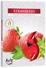 6x Tea Light Candles - Strawberry Scented