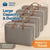Large Capacity Waterproof Moving Storage Bags For Clothes Bedding Home Organizer Student Luggage Travel Durable Reusable Packing Bags