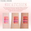 YOUNG VISION Water Lip Stain for Women Girls, LongLasting Lip Gloss Multi-Use Liquid Blush/Eyeshadow, Transfer-Proof Shine-to-Matte Finish In 3 Min