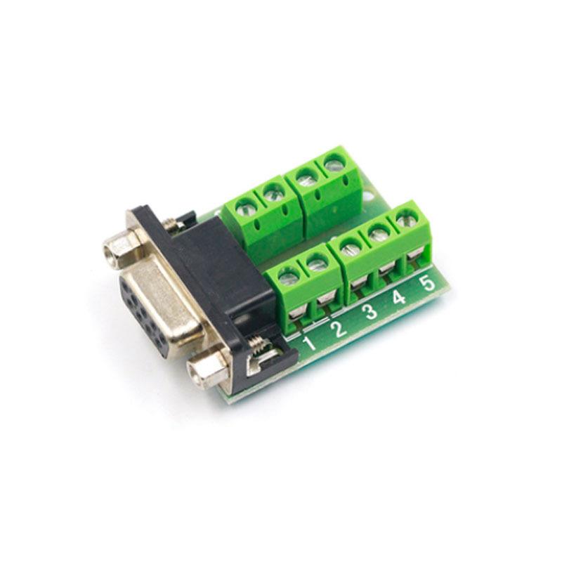 Db9 Serielle Com-Übertragung Lötterminals Ohne Lötung Rs232 Stecker mit Rückseitiger Schraube DIY