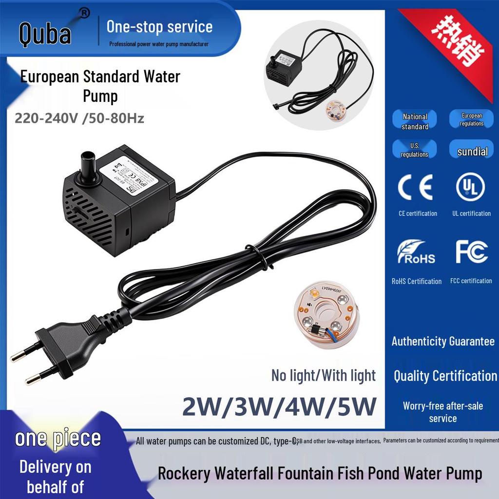 Quba Silent Mini Submersible Pump for Fish Tanks and Water Features