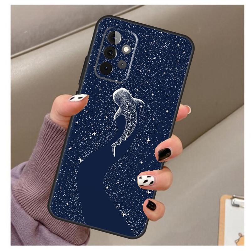 Whale Sharks Fish Case For Samsung Galaxy A56 A16 A26 A36 A06 A52 A53 A33 A13 A34 A54 A14 A15 A35 A55 A22 A32