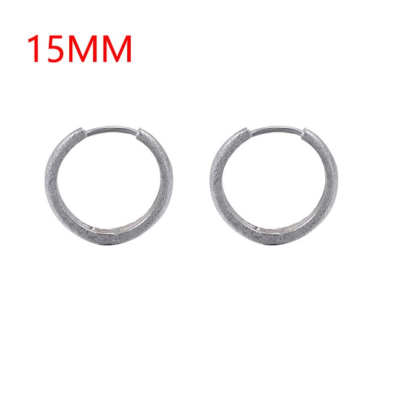 925 Sterlingsilber Kupfer 12MM-18MM Sternenfunkelnde Ohrringe Klassisch und modisch Geeignet für Frauen und Männer zu tragen Zirkon