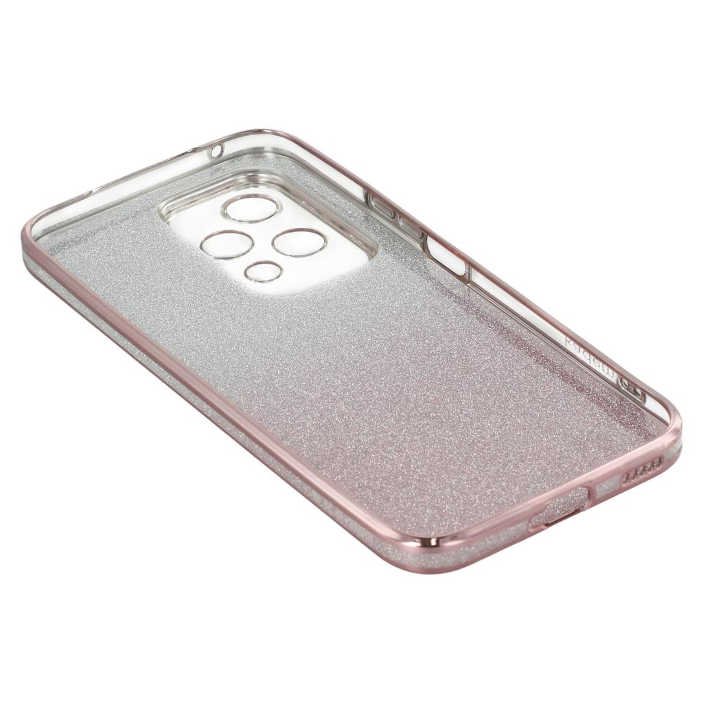 KADEM Für Honor 200 Lite Hülle mit Ringhalter Blumen Design TPU Glänzende Handyhülle