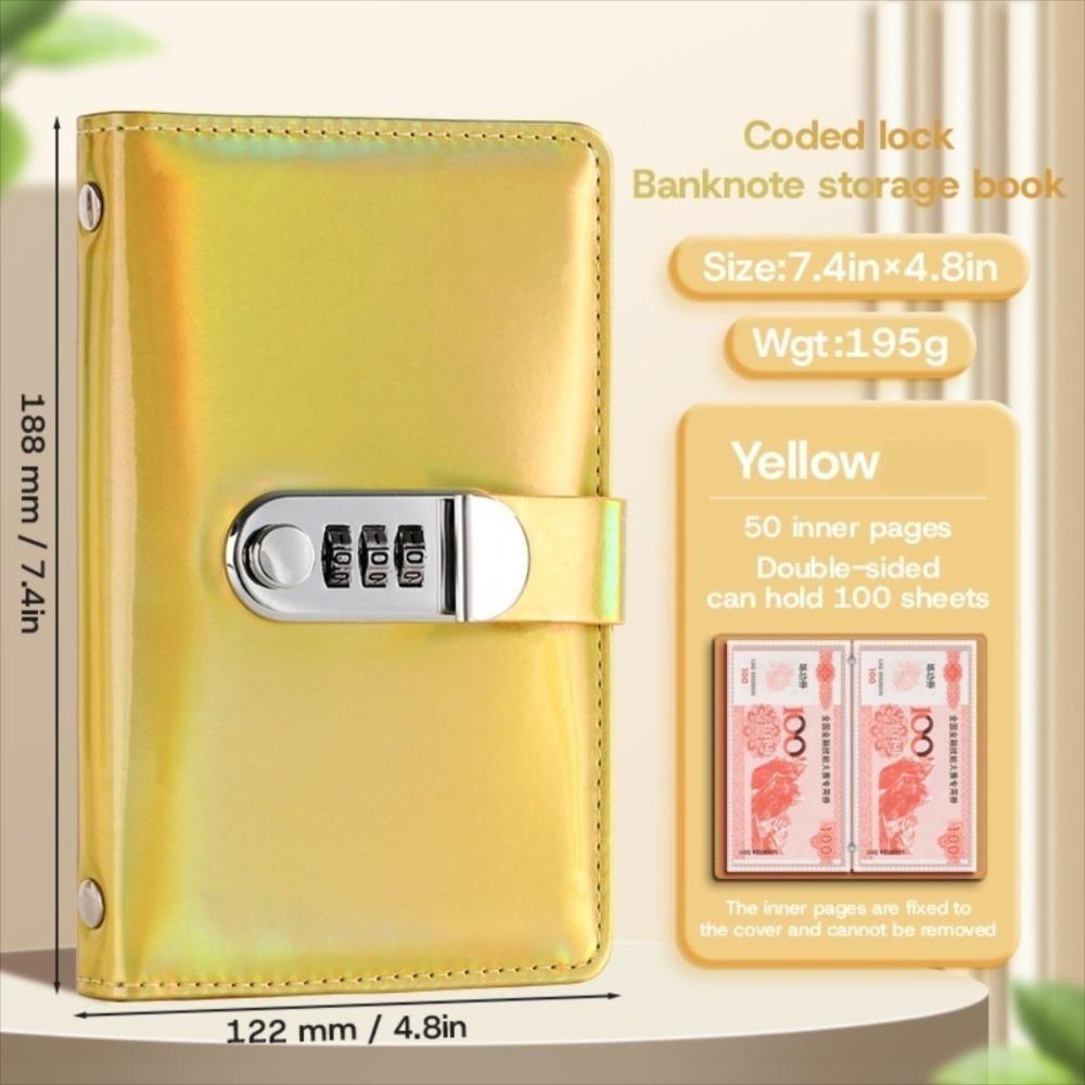 With Password Lock Money Collection Book Save Money Savings Challenges Book  Children