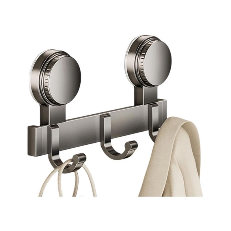 Strong Suction Cup Hook Strong Load-bearing Adhesive Rack Hook for Bathroom And Kitchen Organization