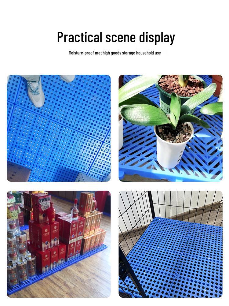 Vodotěsná plastová paletová mřížková podlahová rohož pro domácí mazlíčky a sklady