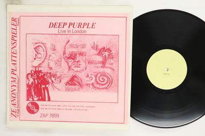 LP Record DEEP PURPLE  Live In London ZAP7859 Ze Anonym Plat Unknown Rock Used