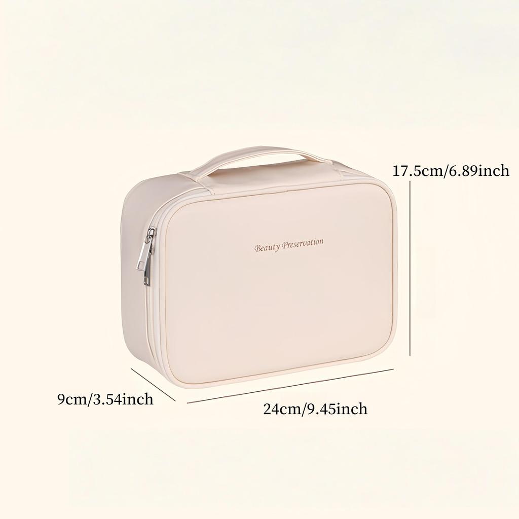 Detachable Cosmetic Bag Storage Organizer Large Capacity Skincare Products Lipstick Eyeshadow Makeup Brushes Makeup Storage Bag