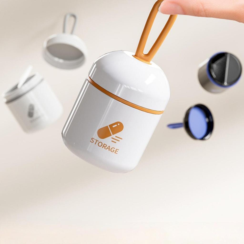 Mini Medication Box  Compact Convenient  Waterproof and Moisture Resistant Home Pill Storage Box
