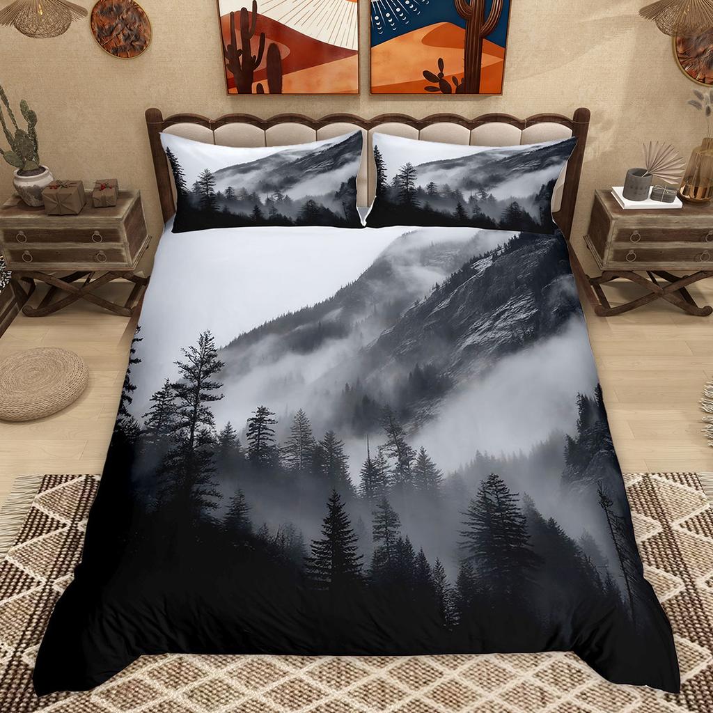 Comforter Homewish Modern Minimalist Abstract Simple Art Bedding Set Botanical Plant Leaves Comforter Set