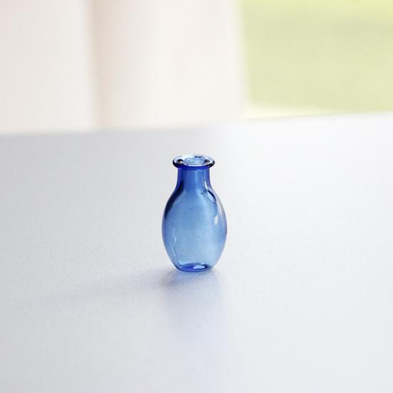 Mini Glass Vase Refrigerator Magnet, 3D Miniature Vase Fridge Magnet, DIY Flower Vase Refrigerator Magnet for Home Office Kitchen Decoration