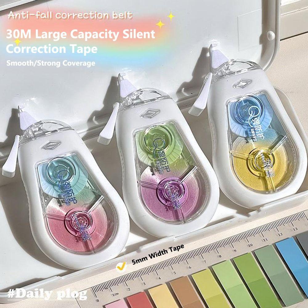 Rainbow Color Correction Tape 30M Large Capacity Student Alteration Tape  Students