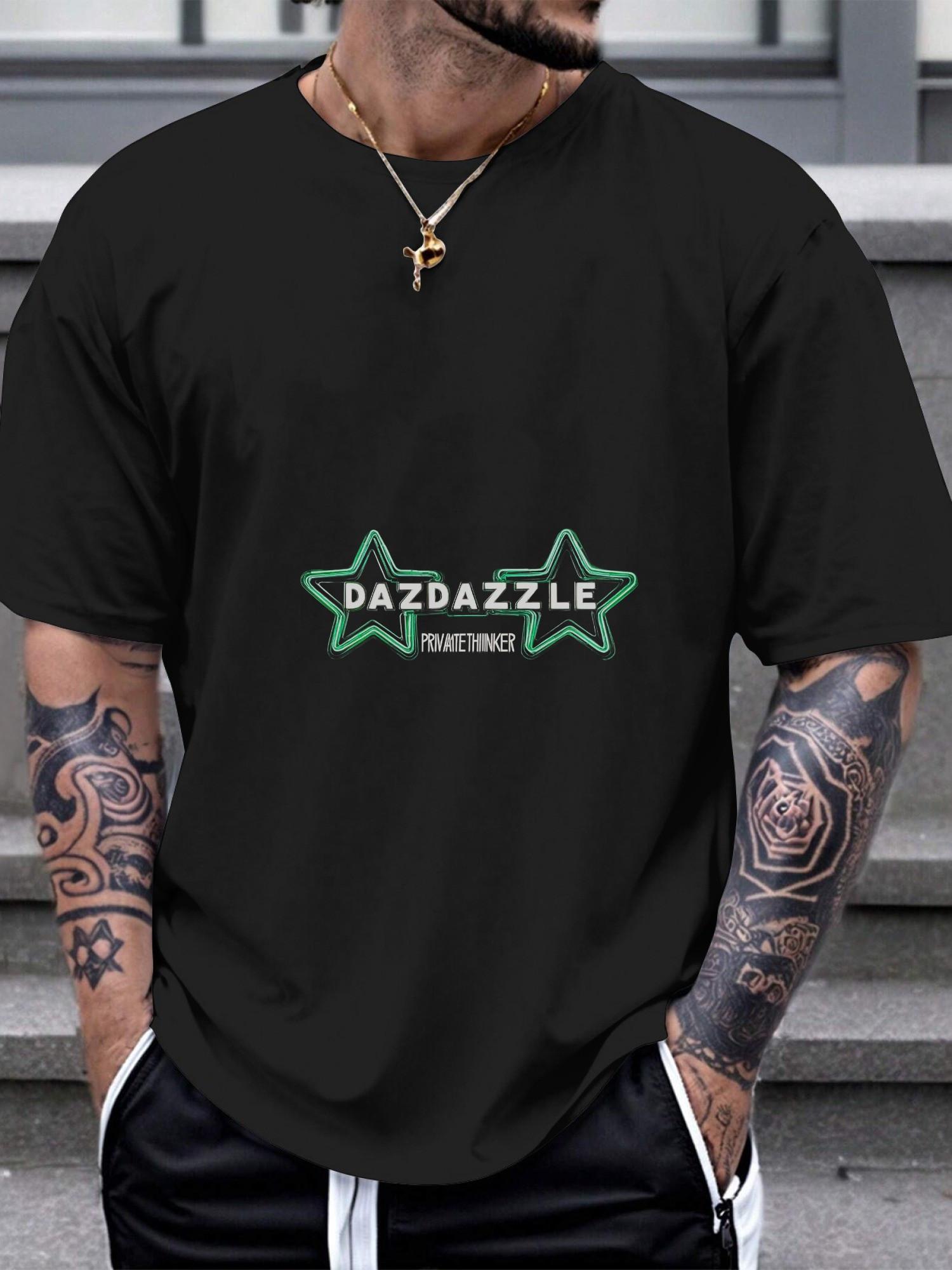 1pc Star Dazzle Private Thinker Graphic T-shirt S