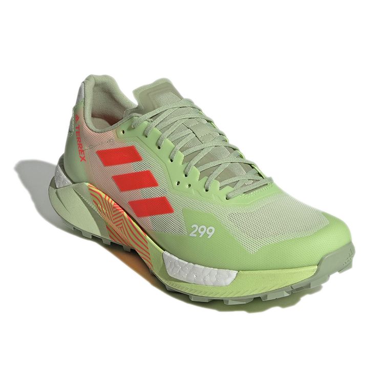 Adidas Terrex Agravic Ultra Trail Almost Lime Turbo Men Sneakers Green Cloud-White H03180